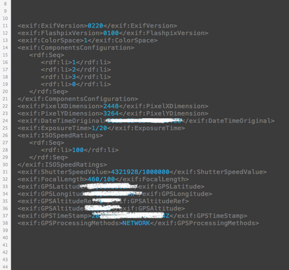 EXIF Code